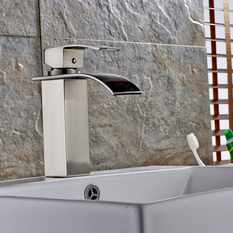 Bathroom Faucet, Faucet for Bathroom Sink, Single Hole Bathroom Faucet Modern Single Handle Vanity Basin Faucet