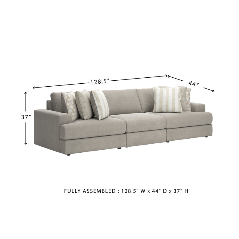 Tessler Upholstered 127'' Sofa