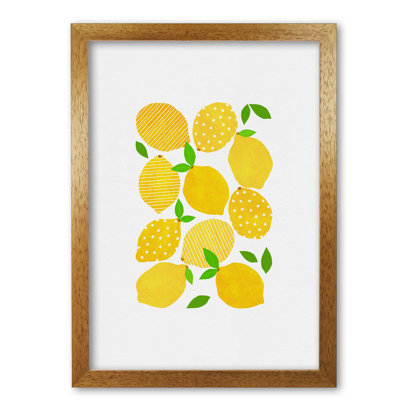 Lemon Crowd 1 Piece Wall Art
