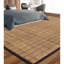 Tapis beige et noir noué à la main de haute qualité