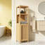  Armoire de salle de bain en bambou avec porte à succion magnétique Siner-252560413