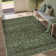 Goudeau Vintage Green Area Rugs For Living Room With Non-Slip Backing