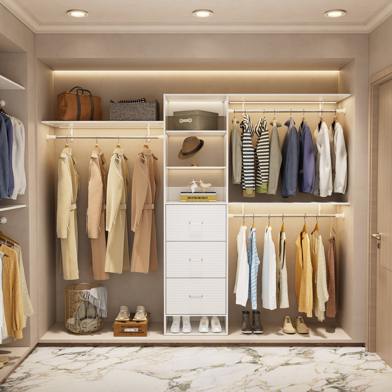 57.9'' - 95.7'' Closet System