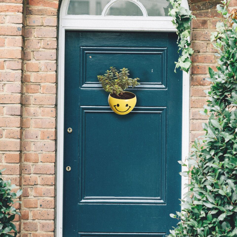 Plant Pot With Drainage Hole, Decorative Metal Vase Ideal For Indoor Home Decor