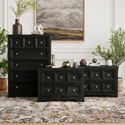 Schell 3-Piece 2-Drawer Nightstands And Chest Set