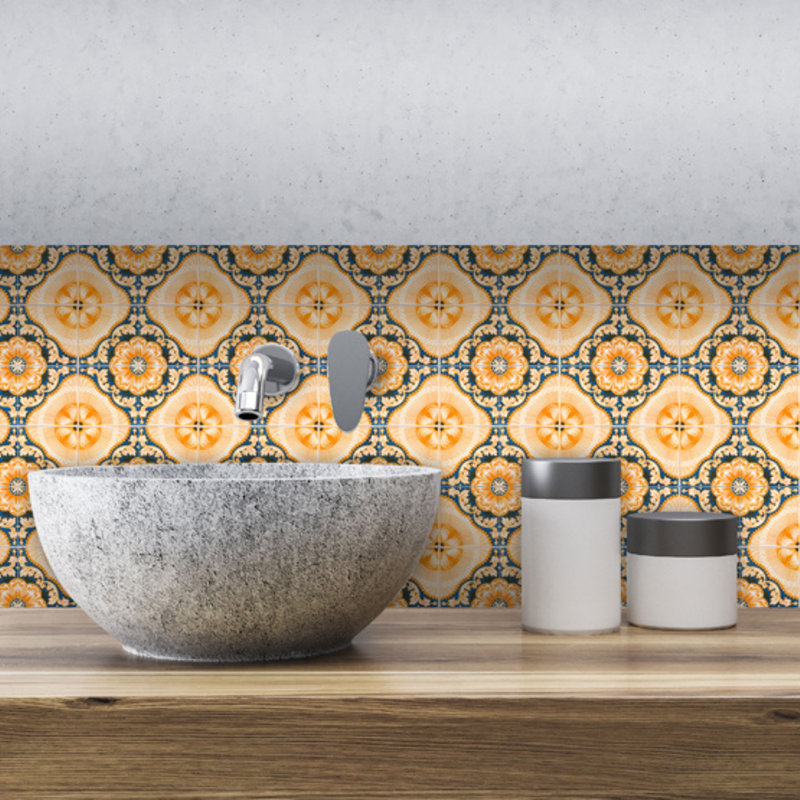 4 in. W x 4 in. L Fireplace Surround and Shower Peel and Stick Mosaic Tile