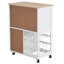Adely Solid Wood Top Kitchen Cart