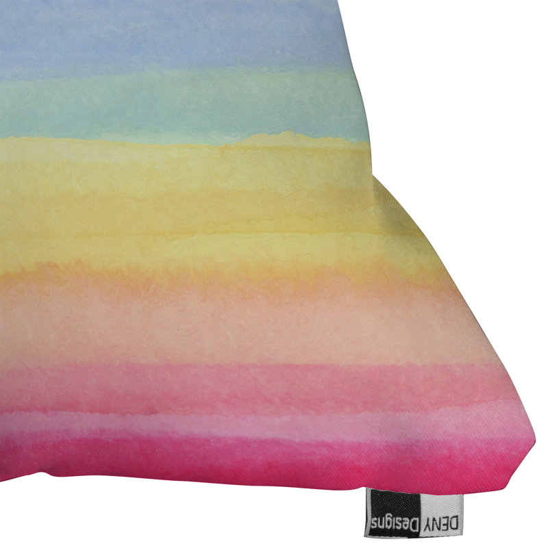Coussin décoratif contemporain, 18 po x 18 po