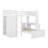 Kids Twin Loft Bed with Drawers-728884237