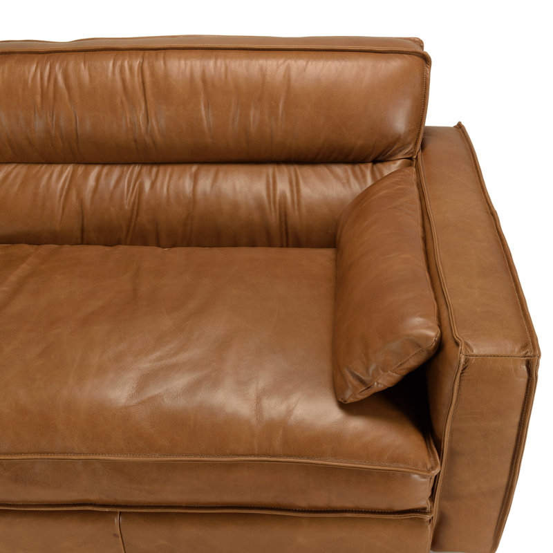 GASTON Genuine Leather Sofa