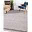 Tapis unique gris clair 5 pi 4 po x 8 pi 2 po Marrakech