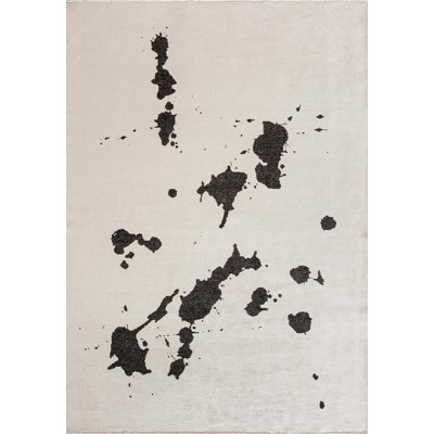 Tapis Mid-Century moderne abstrait