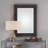 Wood Flat Wall Mirror