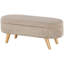 Banc de rangement avec repose-pieds
