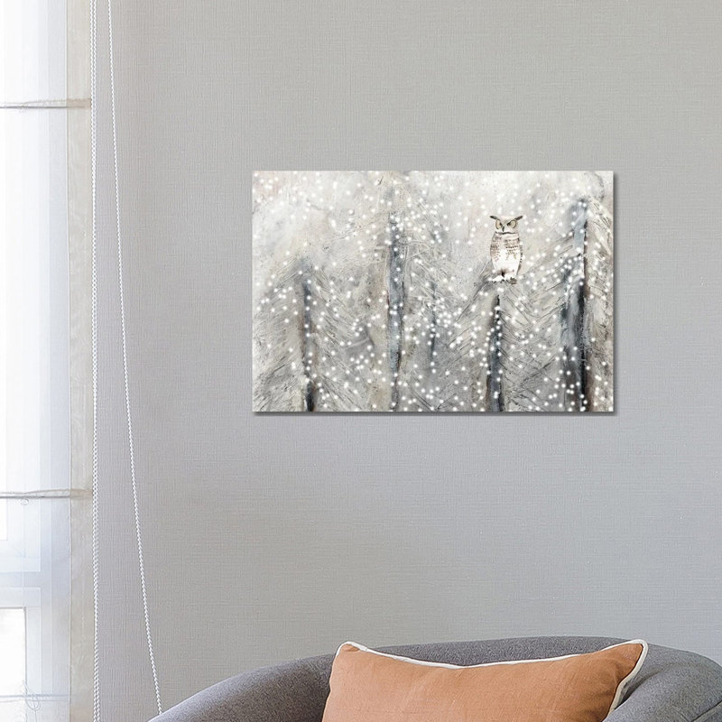 Snowy Habitat I by Alicia Ludwig - Wrapped Canvas Painting, 66.04 cm H x 45.72 cm W