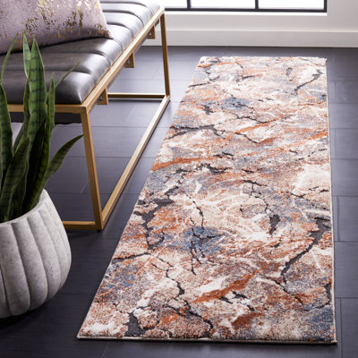 Cyrus Shag Performance Abstract Rug