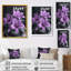 Reproduction d'art moderne lys mauves et noirs modernes-1061743994-1061743988