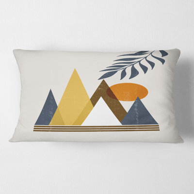 Abstract Throw Pillow