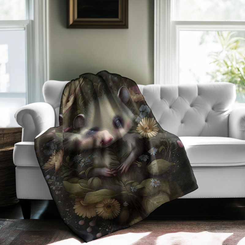 Couverture Soft Furets, L 80 po x l 60 po