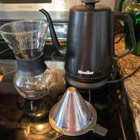 Mueller Coffee Serving Set Electric Gooseneck Kettle with Pour Over Dr –  SHANULKA Home Decor