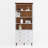 White MDF Display Storage Cabinet
