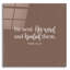 «He Sent His Word» par Imperial Text - Art textuel sans cadre-726266653