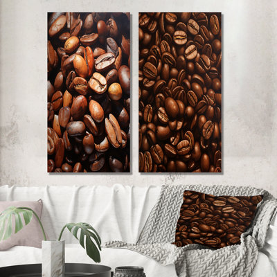 " Food Roasted Coffee Beans " 2 - Pieces