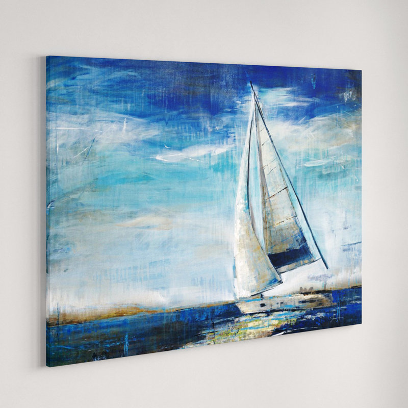 " Sail Away ", 36" H x 48" W x 1.5" D, Canvas