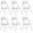 Frankie Vinyl Padded Stackable Folding Chair Set of 6-1634755420