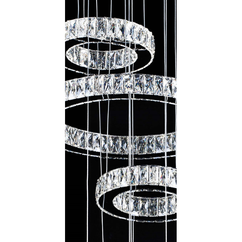6 - Light LED Chandelier