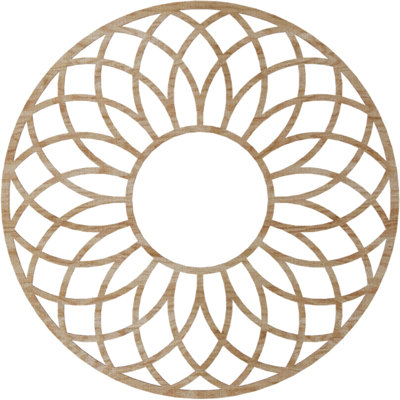 Médaillon de plafond en bois ajouré Cannes