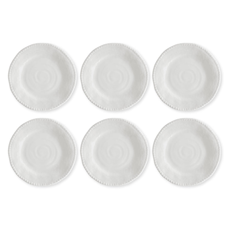 Niko 11" Plate (Set of 6), White