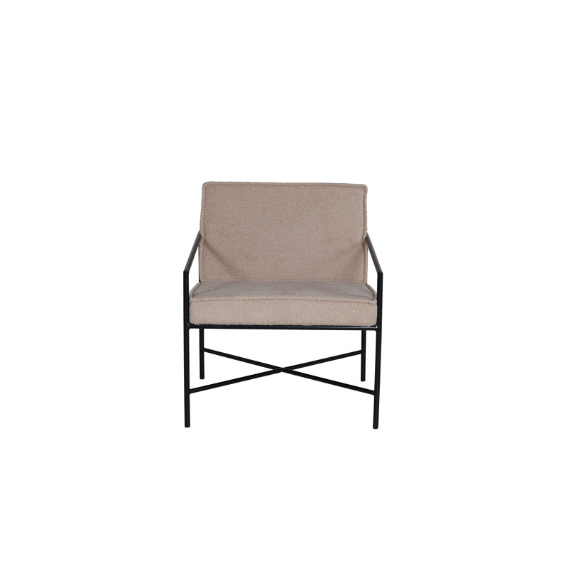 Hiyan Upholstered Armchair, Beige
