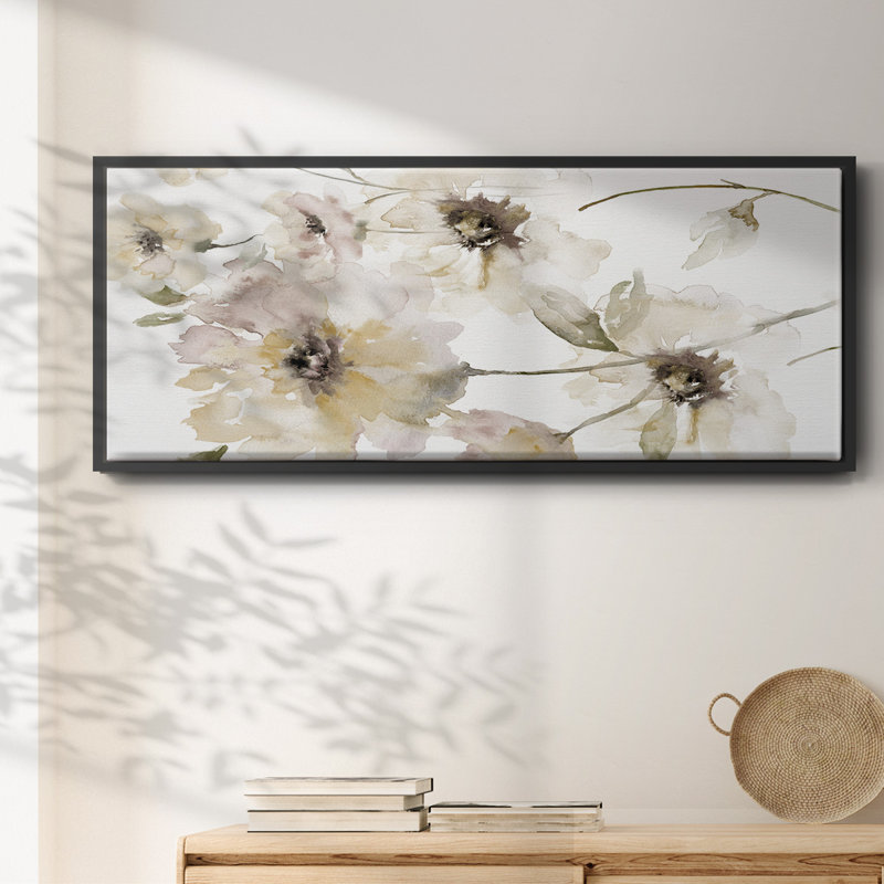 Translucent- Framed Canvas, 12" H x 30" W
