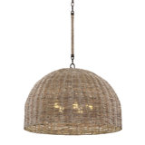 , 34 in. Huxley - Pendant - Tidepool Bronze - Natural Vine