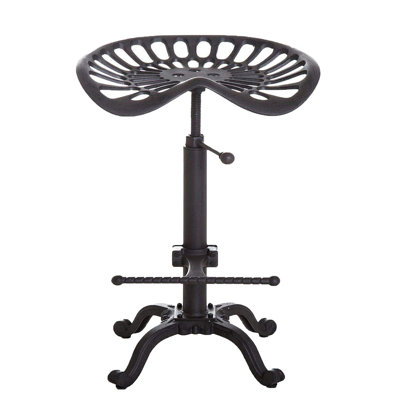 Tabouret de bar pivotant à hauteur ajustable Elinna