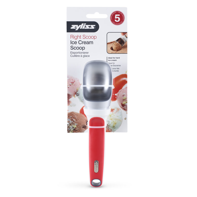 Zyliss Ice Cream Scoop Red, Red