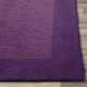 Dolma Handwoven Wool Dark Plum/Purple Rug