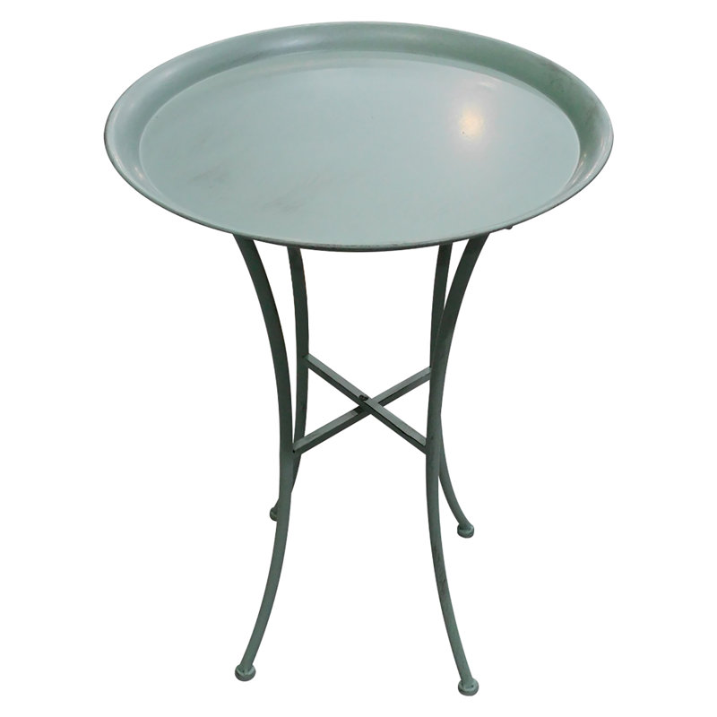 Colbyn Round Metal Folding Outdoor Coffee Table , 39.5cm cm W 39.5cm cm D