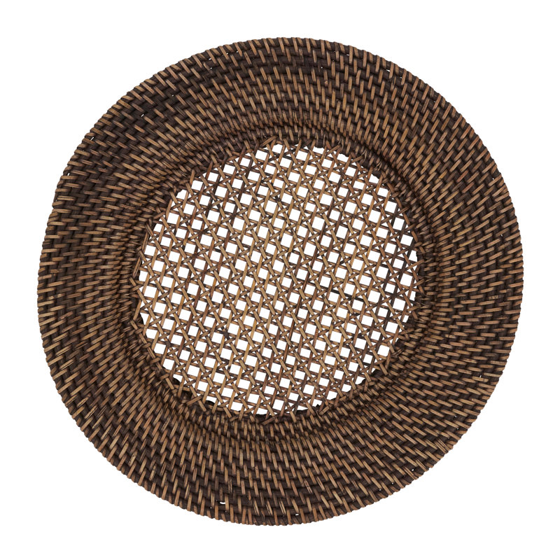 Sousplat Charger, Dark Brown