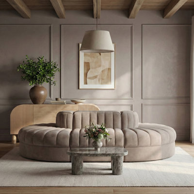 Tissu en velours Demars Performance 6 pièces Canapé modulaire modulaire