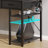 Rectangle Computer Desk with Shelves, Office Desk with Power Outlets & RGB LED Lights-2117058344-2117058358