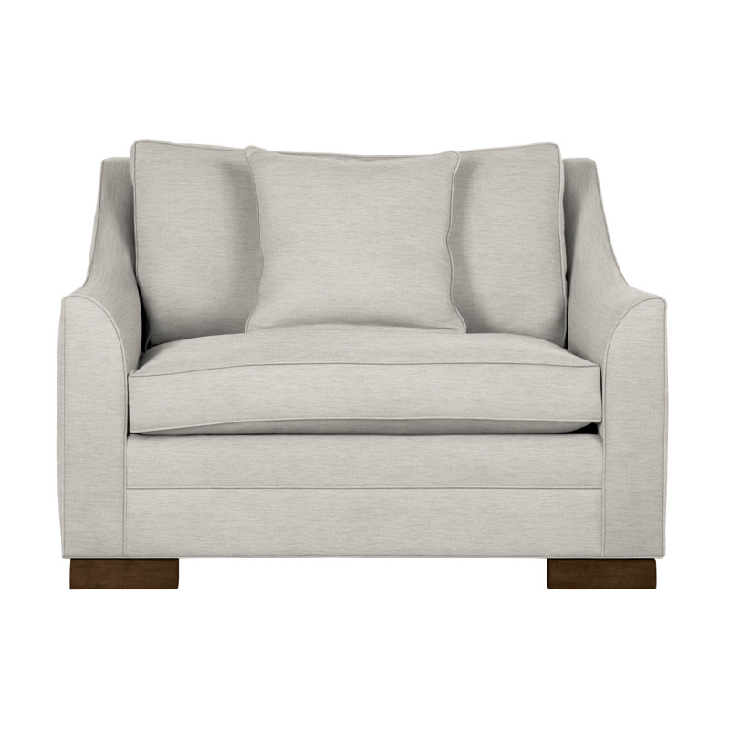 Chaise et demi 50,5 po Nicholas, Impala lin, La Havane