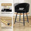 Tabouret de comptoir pivotant 26 po avec structure en métal, supportant 350 lb-960084097