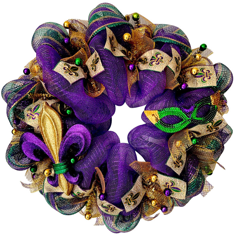 Couronne Mardi Gras Fleur De Lis