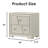 Modern White Storage Nightstand