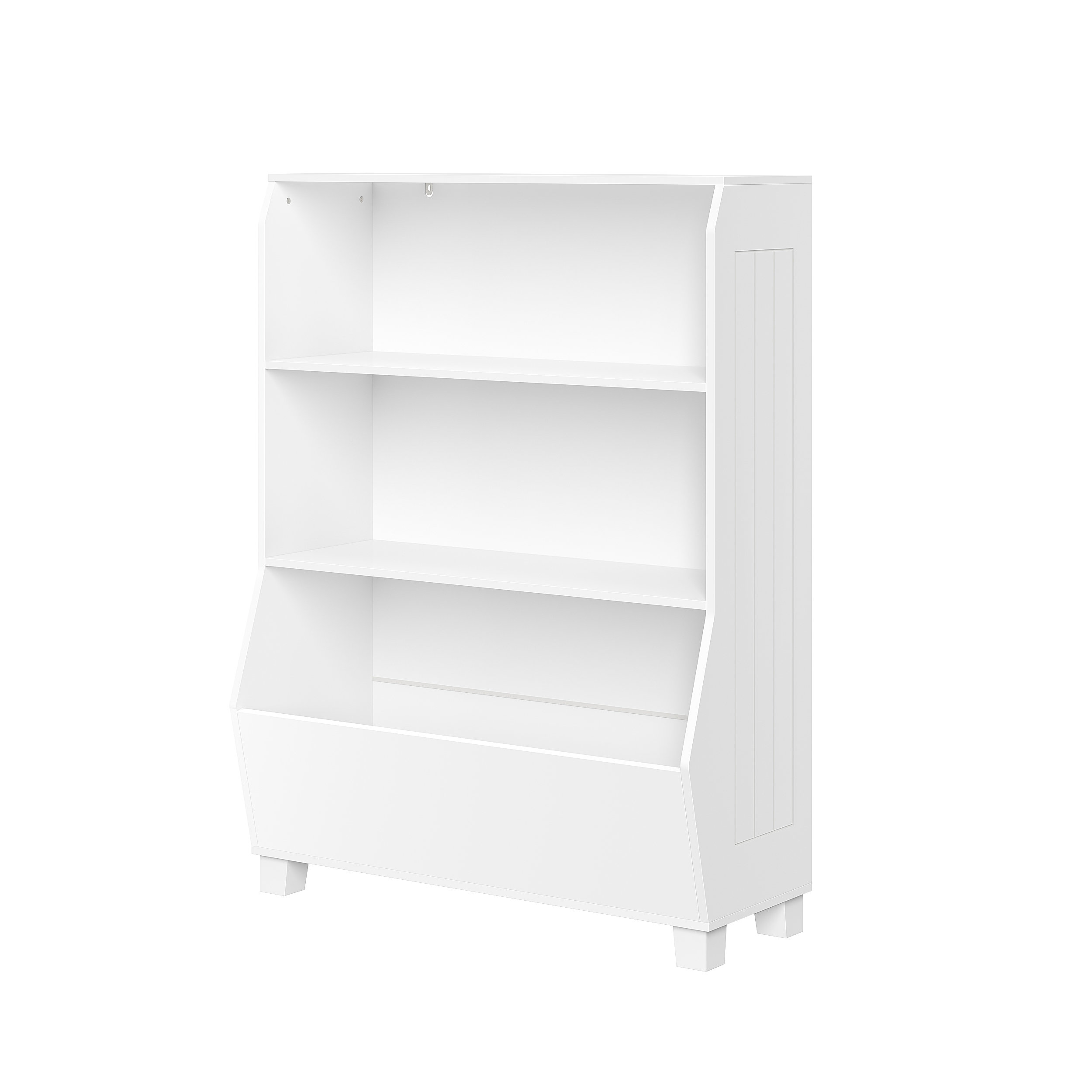 RiverRidge Home RiverRidge Kids 34in Playroom Bookshelf with Veggie Bin