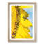 Busy Bee & Yellow Flower - Picture Frame Graphic Art Print-56862801-56862799