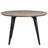 Hampson 47" Round MDF Dining Table – Compact Modern Table with Iron Legs for Kitchen, Dining Room, or Small Apartment Spaces-13514957