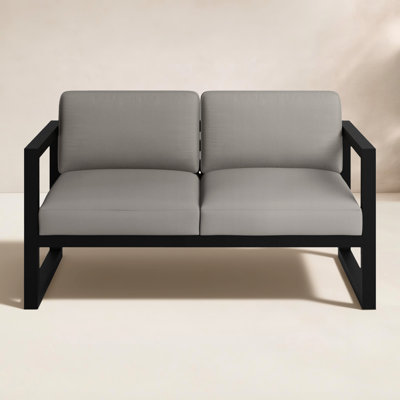 Smith 57" Outdoor Loveseat with Sunbrella® Cushions